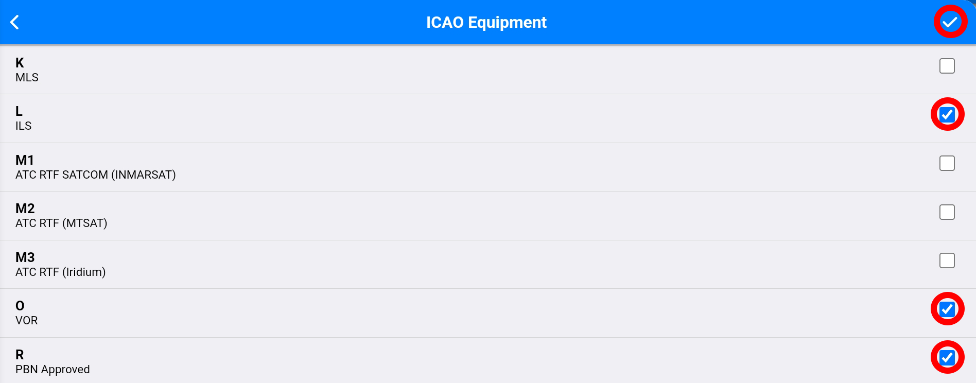 image of icao equipment